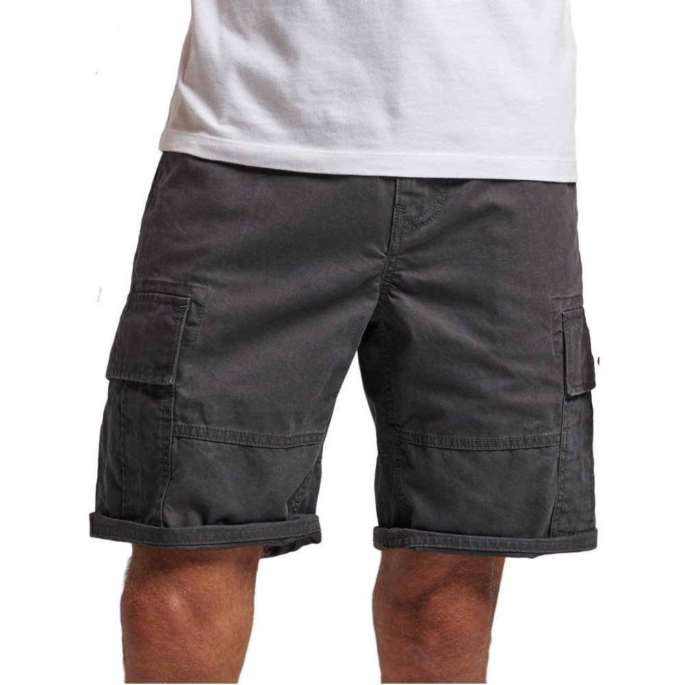 SUPERDRY VINTAGE HEAVY CARGO SHORT DARK GREY